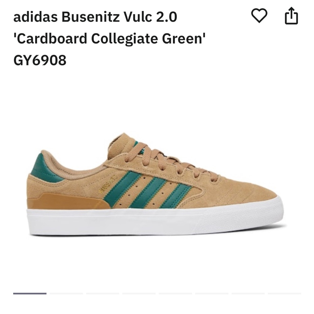 BUSENITZ VULC 2.0 Adidas Men’s Size 8